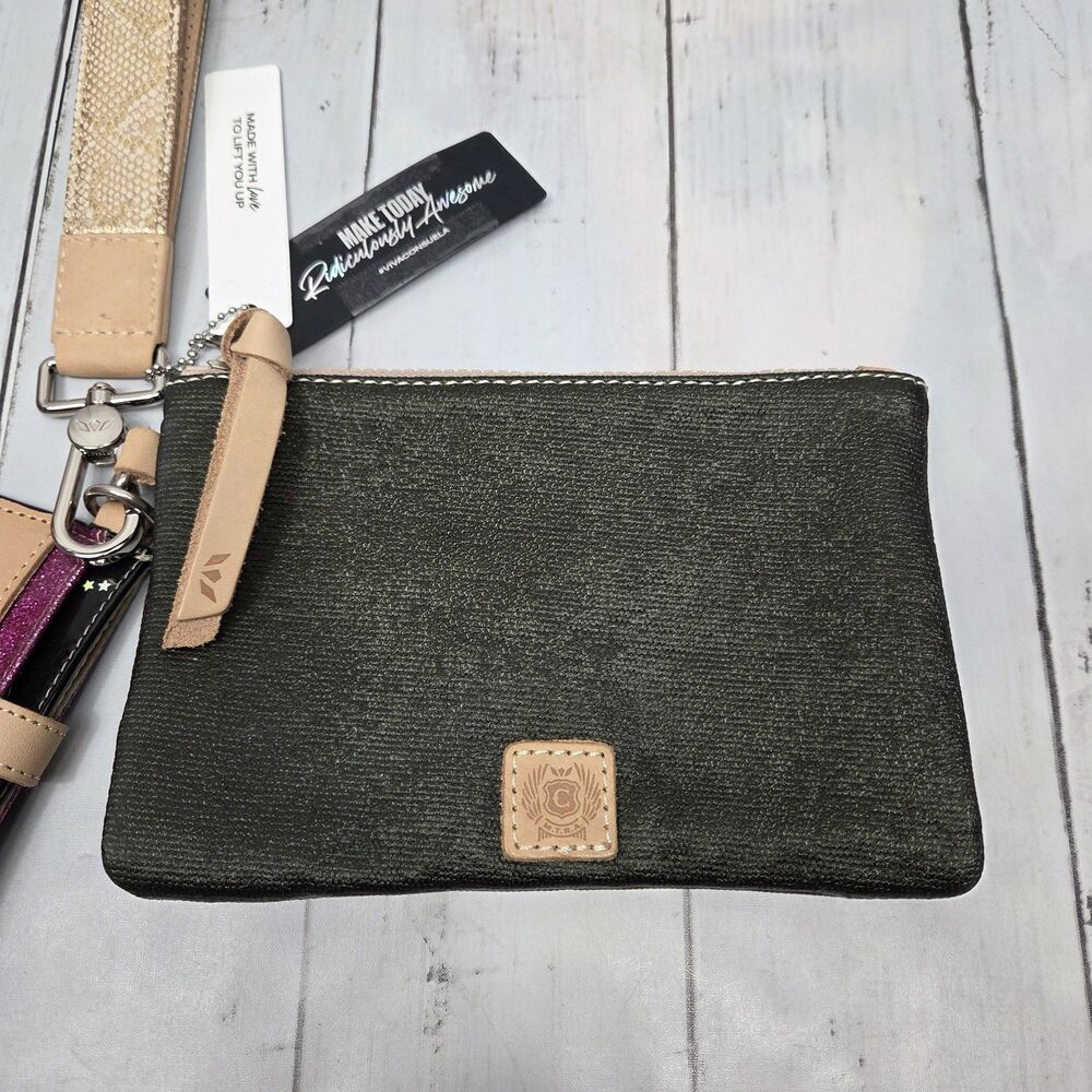 Consuela Diego Combi Card Pouch Wristlet Wallet Set Multicolor Metallic NWT - Picture 2 of 15